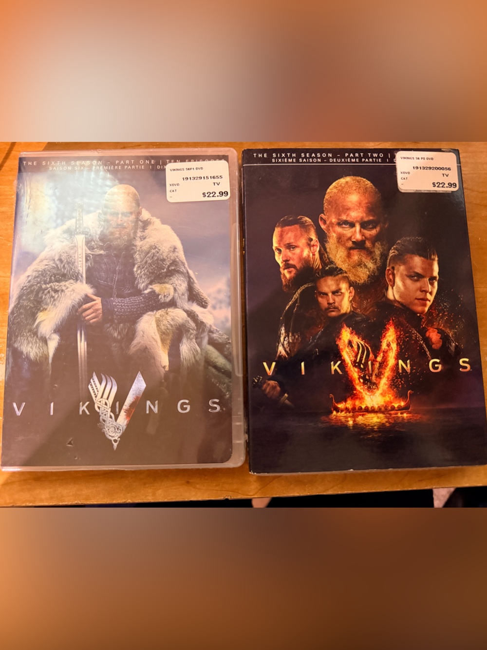 Vikings DVD Season 6 Part 1 & 2 *NEW*